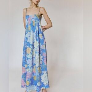 Free people botanical maxi dress